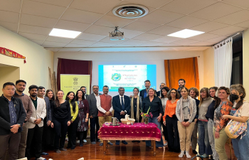 #Ayurveda Day was celebrated at  ‘Ayurvedic Point’ in Milan on 29 October 2024. The professors briefed the participants about the benefits of Ayurveda in daily life. The ‘Ayurvedic Point’ has been extending training on Ayurvedic therapies to medical professionals in Milan